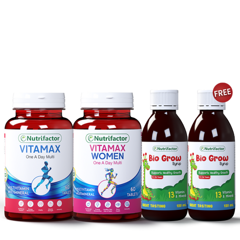 Family Pack (Vitamax 60 Tablets + 1 Free Bio grow)