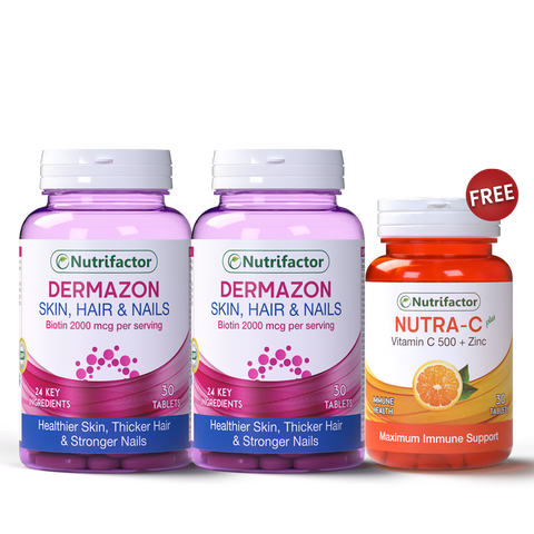 2 Dermazon + Free Nutra-C Plus Offer
