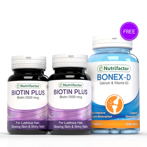 2 Biotin + Free Bonex-D ( 30 Tabs )