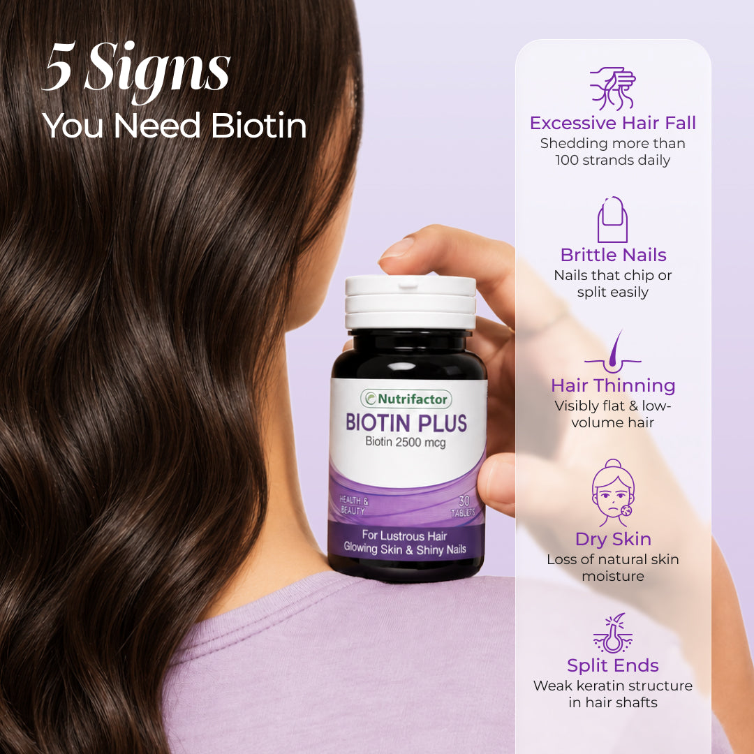 Biotin Plus | Best Biotin Tablets for Hair Growth in Pakistan | Nutrifactor Biotin Plus | Best Biotin Tablets for Hair Growth in Pakistan | Nutrifactor