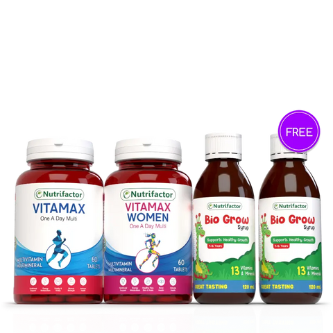 Family Pack (Vitamax + Free Biogrow Syrup) 60
