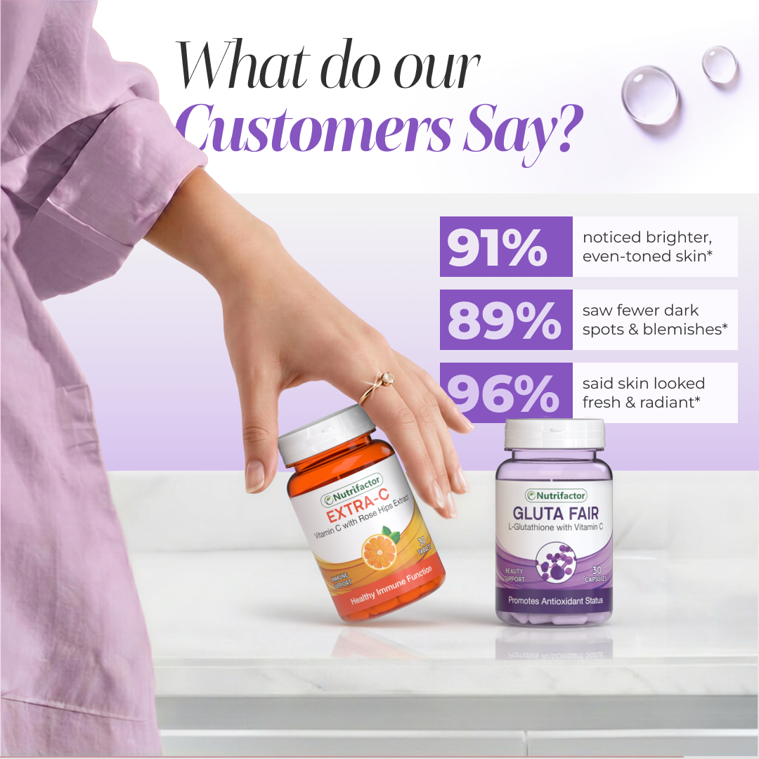 Gluta fair + Extra-C Offer Nutrifactor Gluta fair + Extra-C Offer Nutrifactor
