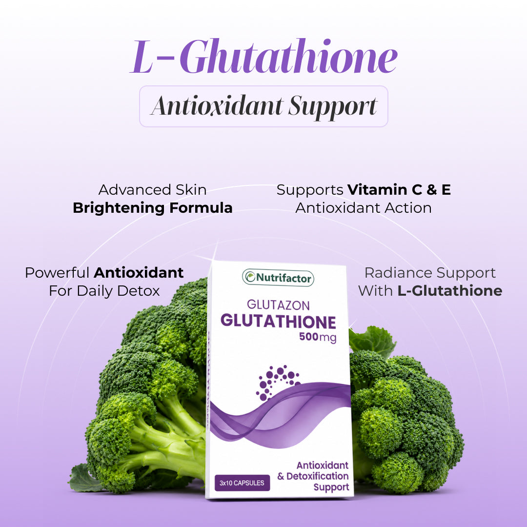 Nutrifactor | Glutazon - Maintains Skin Health and Immune System Nutrifactor | Glutazon - Maintains Skin Health and Immune System