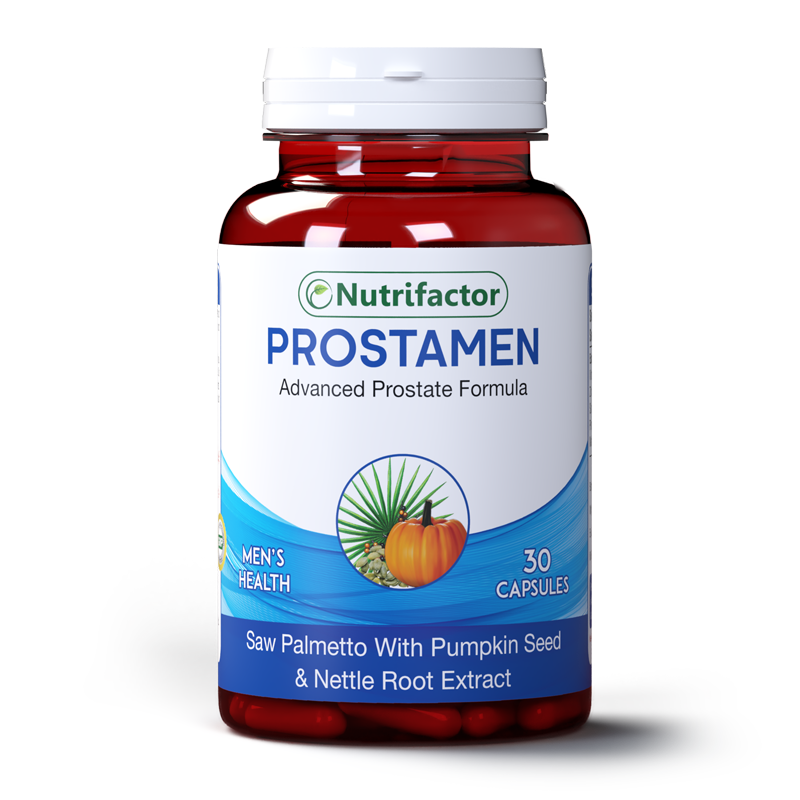 Nutrifactor’s Prostamen contains extracts of Saw Palmetto, Nettle Root ...