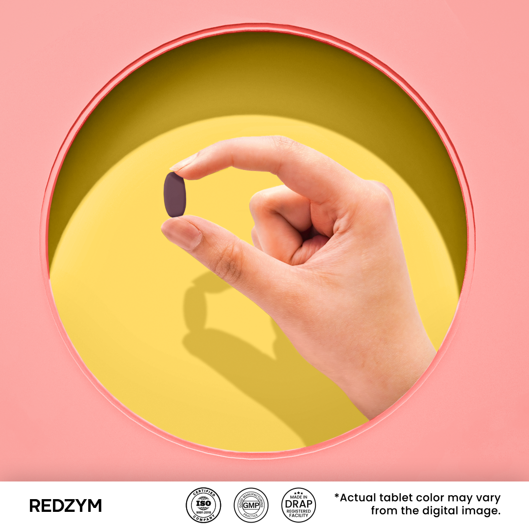 Redzym Tablet Color & Shape