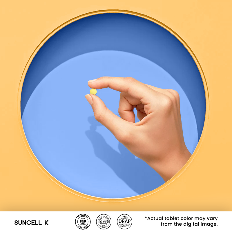 Suncell-K | Vitamin D3+K2 for Bones, Heart & Immunity | Nutrifactor