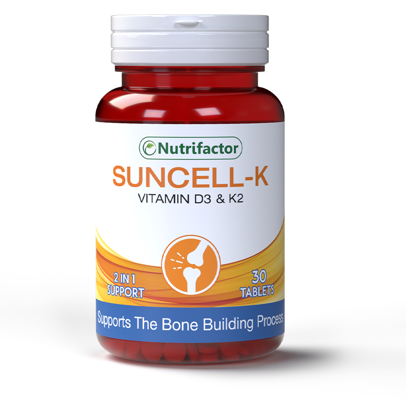 Suncell-K | Vitamin D3+K2 for Bones, Heart & Immunity | Nutrifactor