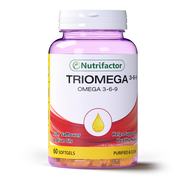 A unique all-in-one balanced formula of omega 3-6-9 with Vitamin E